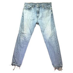 Levis Hi-Ball Jeans 38x29 Distressed Light Wash Grunge Skate Moto Color‎ Block